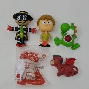 McDonald's Super Mario, Yoshi,Shaggy, Burglar,Shrek Dronkey